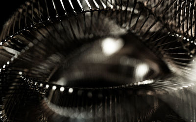 Detail shot of metal grate