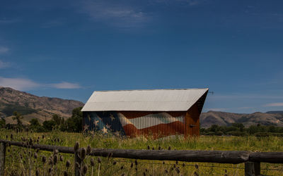 A beautiful barn on a summer day