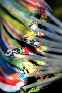 High angle view of multi colored candies