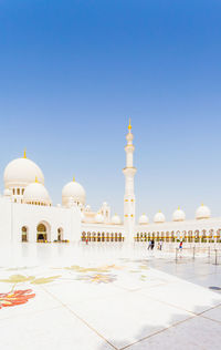 View of historic building against clear sky