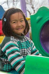 Portrait of a smiling girl