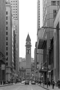 View of buildings in city