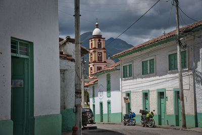 Street amidst buildings in city