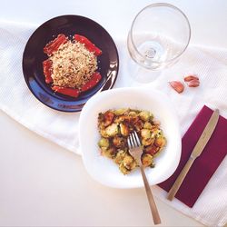 Close-up of food in plate