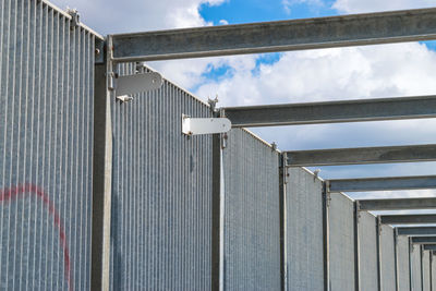 Low angle view of building against sky