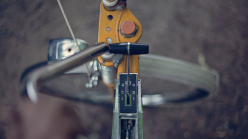 Cropped image of bicycle