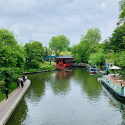 Scenic view of river against sky