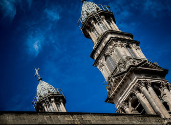 Low angle view of historical building against sky