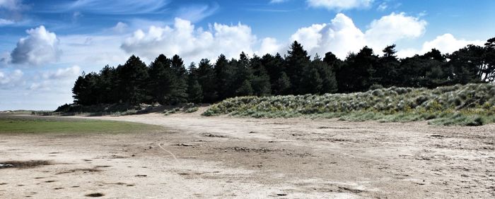 Panoramic view of landscape against sky