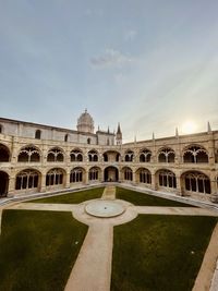 Low angle view of historical building