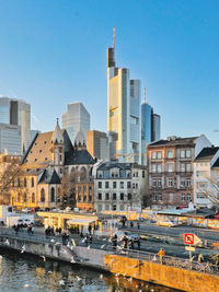 Office buildings in frankfurt main city