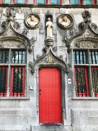Low angle view of historical building