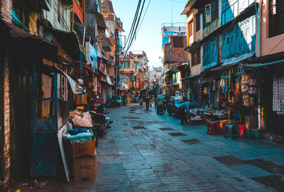 Street amidst buildings in city