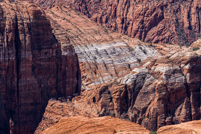 Panoramic view of rock formation