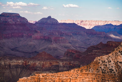 Scenic view of rock formations