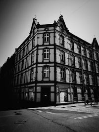 Low angle view of building against sky