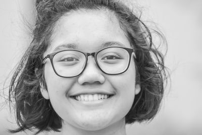 Portrait of a smiling young woman