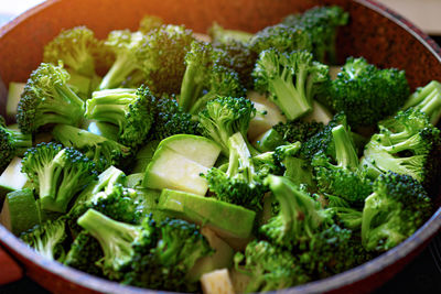 Close-up of vegetables in bowl