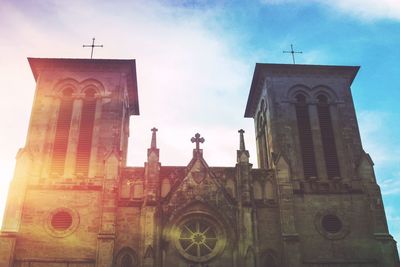 Cathedral of san fernando against sky