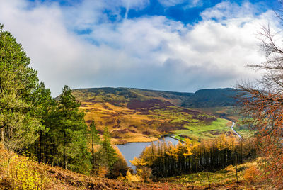 Scenic view of landscape against sky