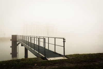 View of foggy weather