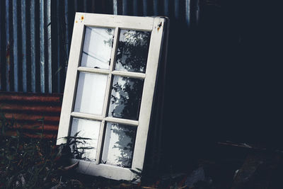 Interior of abandoned house