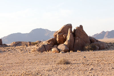Scenic view of mountains