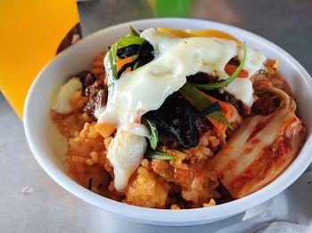 Close-up of food in bowl