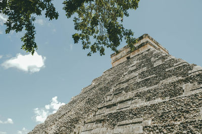 Low angle view of a temple