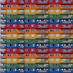 Full frame shot of residential building