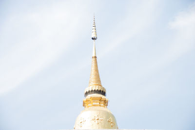 Low angle view of tower of building against sky