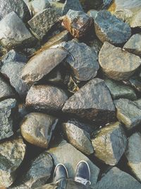 Full frame shot of stones