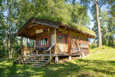 Timbered summer cottage