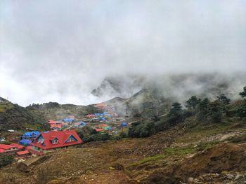 Scenic view of landscape against sky