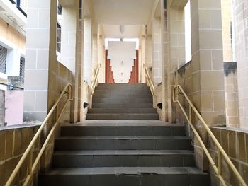 Empty staircase at university of malta