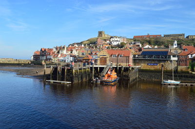 Town with buildings in background