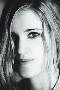 Close-up portrait of young woman