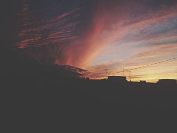 Scenic view of sky at sunset