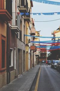 Alley in city