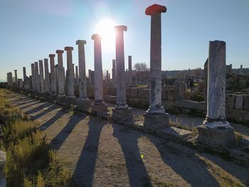 Panoramic view of historical building against sky