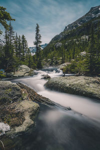 Waterfalls, waterfall, water, colorado, rocky mountain national park.