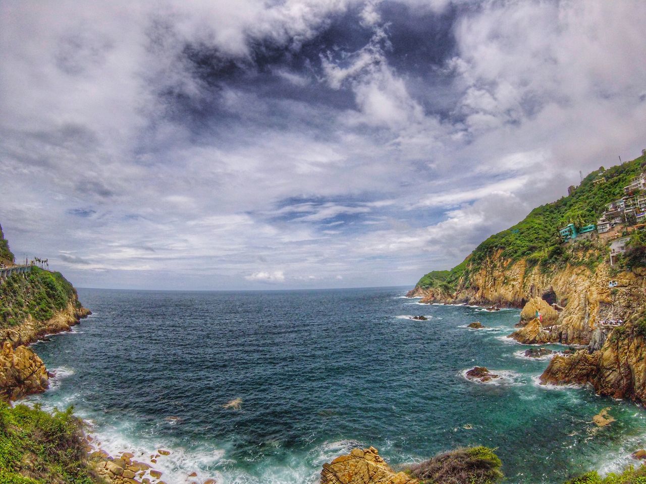 sea, water, cloud - sky, sky, beauty in nature, scenics - nature, tranquil scene, tranquility, nature, horizon, horizon over water, day, no people, land, beach, rock, non-urban scene, idyllic, outdoors, rocky coastline, bay