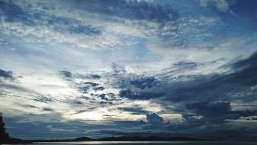 Low angle view of clouds in sky