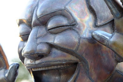 Close-up of buddha statue