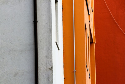 Italian urban architecture, portion of a residential building. 