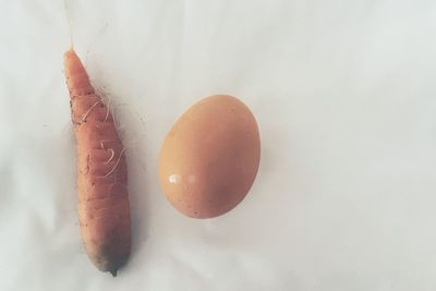 High angle view of bread in plate