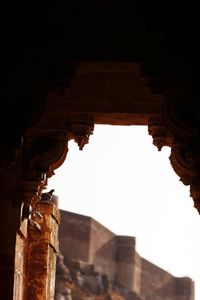 Low angle view of a temple