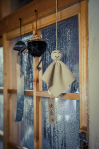 Close-up of chandelier