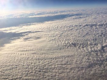 Aerial view of cloudscape