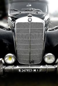 Close-up of vintage car